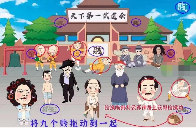 《脑洞人爱汉字》找出十种功夫怎么通关