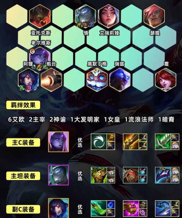 《金铲铲之战》艾欧九五阵容搭配玩法思路