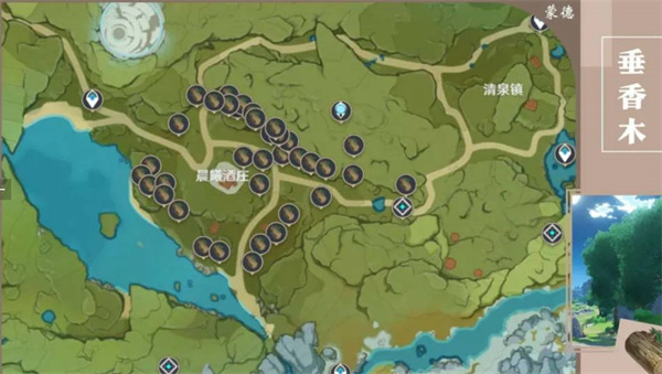 原神木材分布地点在哪里（原神木材分布位置地点最新攻略）