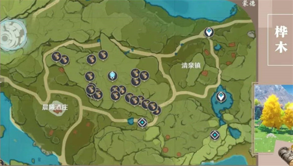 原神木材分布地点在哪里（原神木材分布位置地点最新攻略）