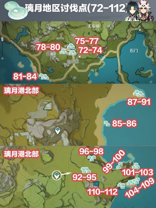 原神史莱姆分布大全2022