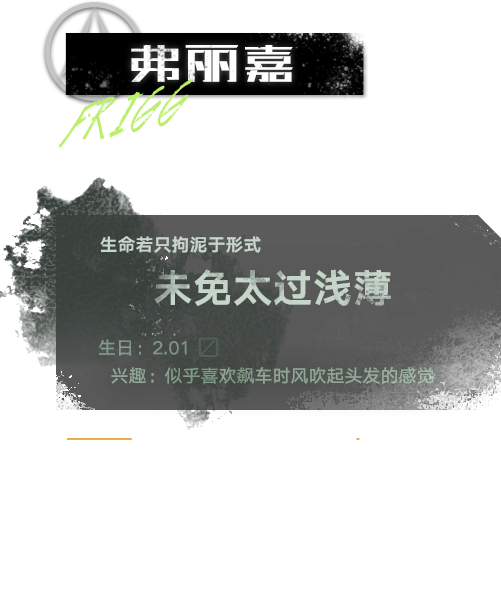 幻塔角色情报图鉴大全：弗丽嘉
